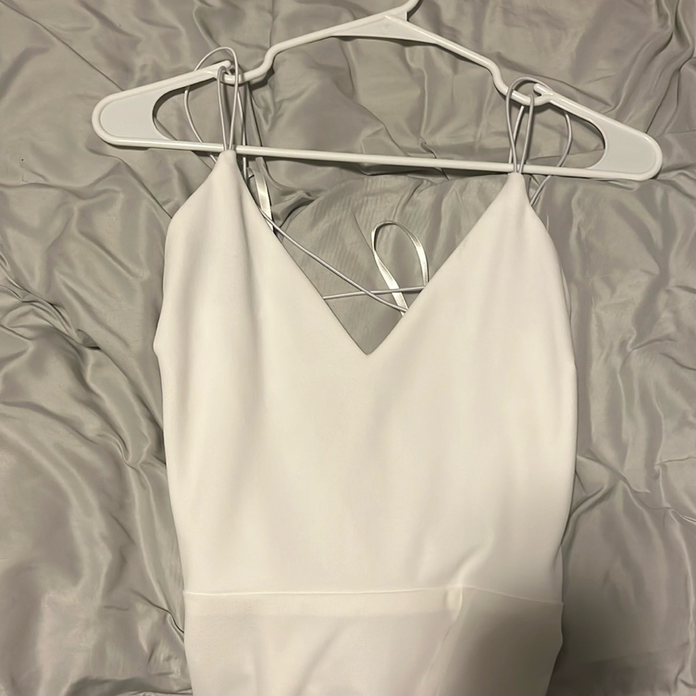 Windsor white prom dress size medium